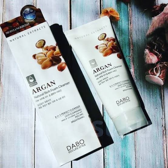 Dabo Natural Rich Foam Cleanser Argan 180ml