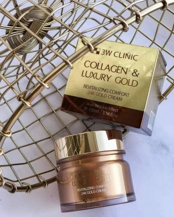 3W Clinic Collagen And Luxury Gold Cream (100ml)