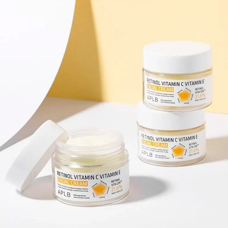 Aplb Retinol Vitamin C Vitamin E Facial Cream 55 ml