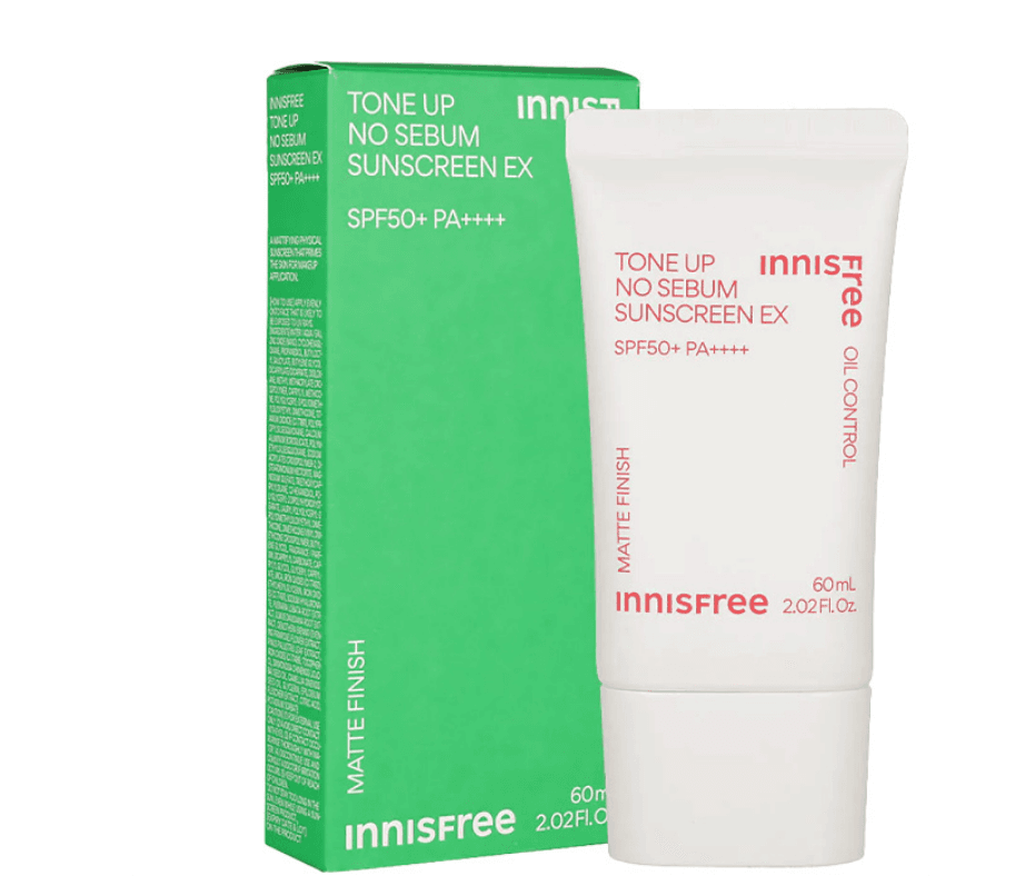 Innisfree Tone Up No Sebum Sunscreen Ex Spf50+
+ 60 ml